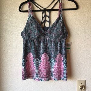 Brand new! Lucky Brand tankini top